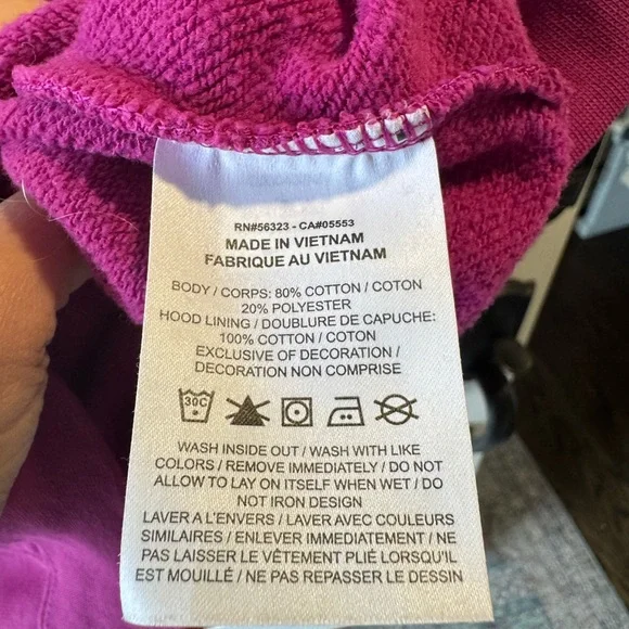 Nike women’s  Magenta Hoodie - Picture 4 of 4